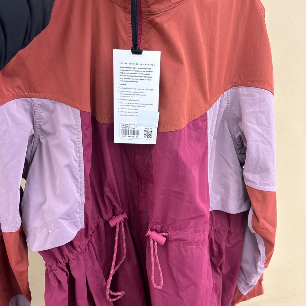 Lululemon Athletica Women's Red and Purple Ski Jacket - Picture 7 of 9